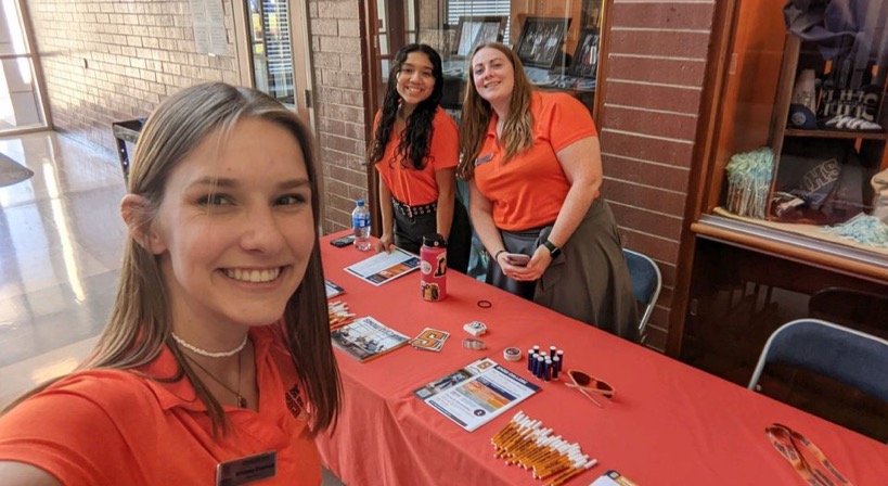 Snow College ambassadors at UCAW event