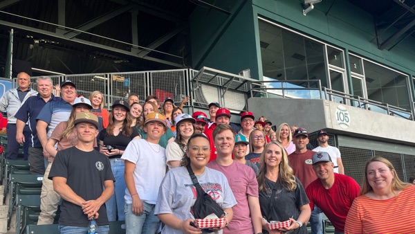 Bees Game Alumni Night crowd